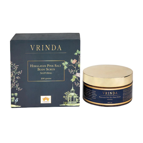 Скраб для тела с Розовой Гималайской Солью (200 г), Himalayan Pink Salt Body Scrub, произв. Vrindaam #1