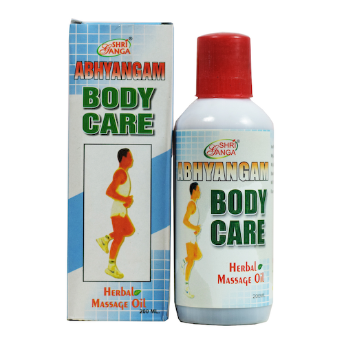 Масло массажное для тела (200 мл), Abhyangam Body Care Massage Oil, произв. Shri Ganga Pharmacy #1