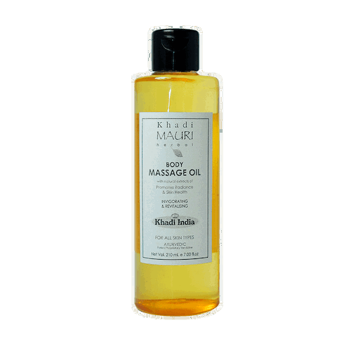 Массажное масло для тела (210 мл), Body Massage Oil, произв. Khadi Mauri #1