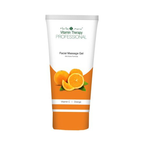 Массажный гель для лица против акне с Витамином С и Апельсином (100 г), Facial Massage Gel Anti Acne Formula Vitamin C Orange, произв. Herbs &amp; More #1