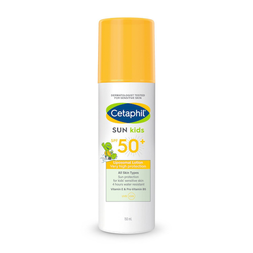 Детский солнцезащитный липосомальный лосьон SPF 50+ (150 мл), Sun Kids Liposomal Lotion Very High Protection SPF 50+, произв. Cetaphil #1