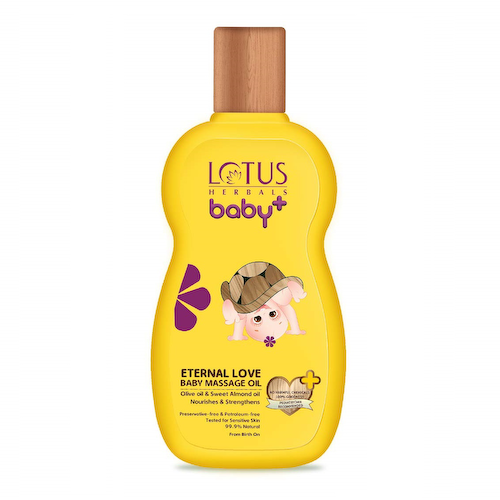 Детское масло для массажа (200 мл), Baby Eternal Love Baby Massage Oil, произв. Lotus Herbals #1