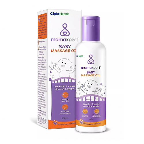 Детское массажное масло (200 мл), Mamaxpert Baby Massage Oil, произв. Cipla #1