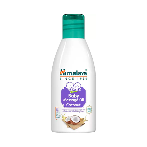 Детское массажное масло с Кокосом (100 мл), Baby Massage Oil Coconut, произв. Himalaya #1