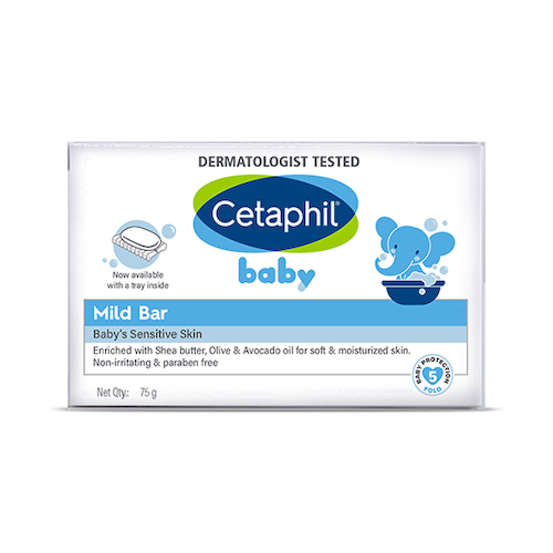Мыло для детской чувствительной кожи (75 г), Mild Bar Baby&apos;s Sensitive Skin, произв. Cetaphil #1