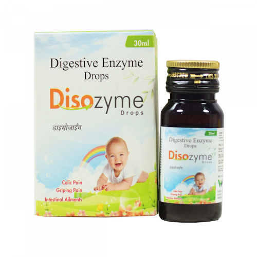 Дисозим (30 мл), Disozyme Drops, произв. Curoveda #1