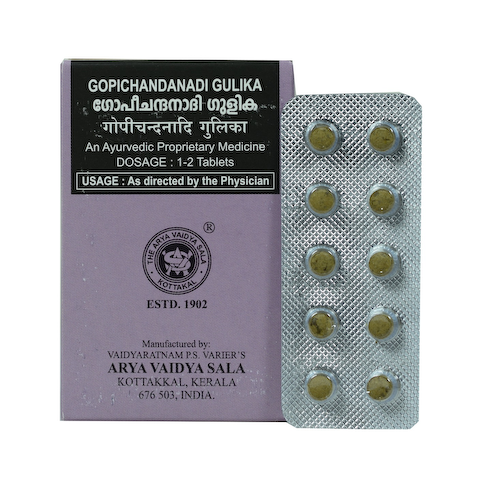 Гопичанданади Гулика (100 таб), Gopichandanadi Gulika, произв. Kottakkal Ayurveda #1