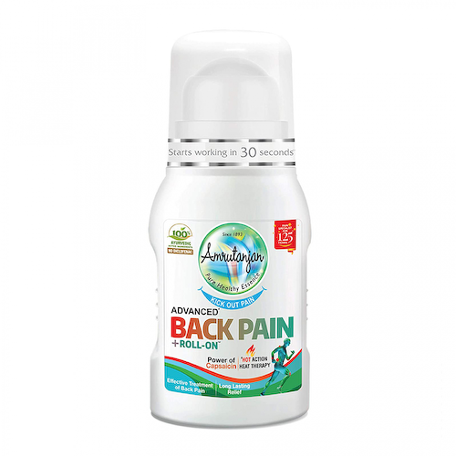 Роликовый бальзам (50 мл), Back Pain Roll, произв. Amrutanjan #1