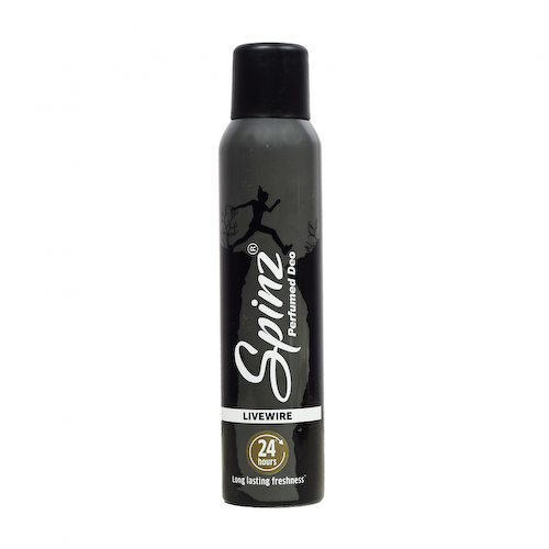 Дезодорант-спрей Для энергичных людей (150 мл), Spinz Livewire Perfumed Deo, произв. CavinKare #1