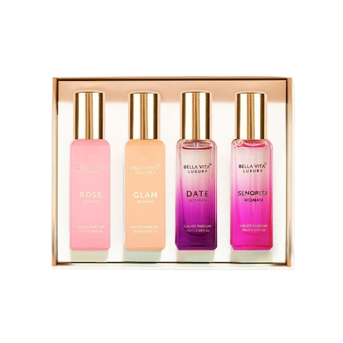 Парфюмерный подарочный набор для женщин (4 x 20 мл), Luxury Perfume Gift Set For Woman, произв. Bella Vita #1