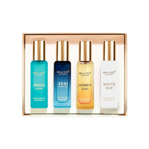 Парфюмерный подарочный набор унисекс (4 x 20 мл), Luxury Perfume Unisex Gift Set, произв. Bella Vita #1