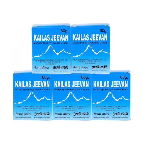 Набор Кайлаш Дживан (5 x 60 г), Kailas Jeevan Set, произв. Ayurved Sumshodhanalaya #1