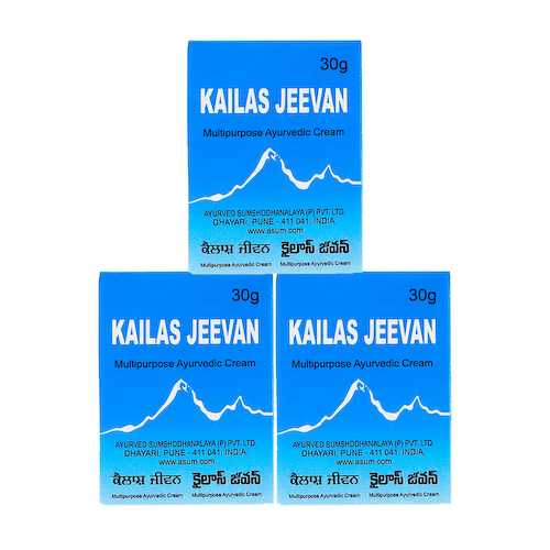 Набор универсальный Кайлаш Дживан (3 х 30 г), Kailas Jeevan Set, произв. Ayurved Sumshodhanalaya #1