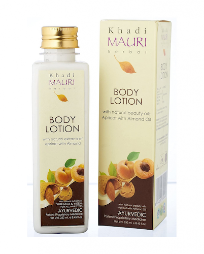 Лосьон для тела с Абрикосовым и Миндальным маслом (250 мл), Body Lotion With Apricot &amp; Almond Oil, произв. Khadi Mauri #1