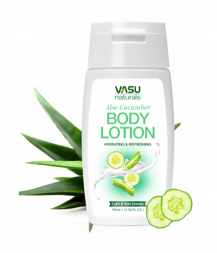 Лосьон для тела с Алоэ и Огурцом (100 мл), Aloe Cucumber Body Lotion, произв. VASU #1