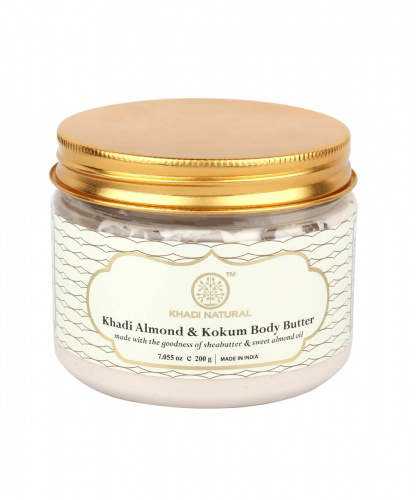 Масло для тела Миндаль и Кокум (200 г), Almond &amp; Kokum Body Butter, произв. Khadi Natural #1