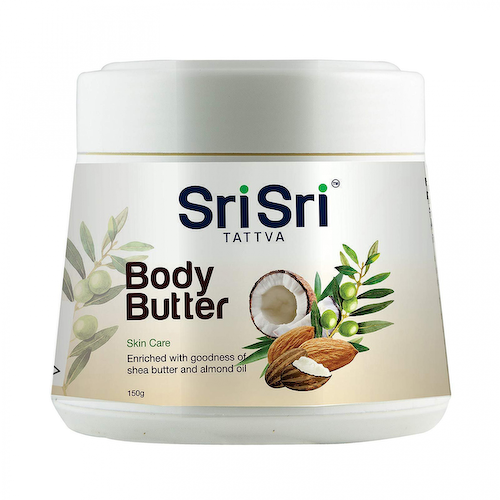 Натуральное масло для тела с Кокосом и Миндалем (150 г), Body Butter, произв. Sri Sri Tattva #1