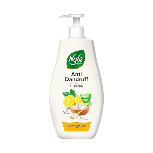 Шампунь против перхоти (400 мл), Shampoo Anti-Dandruff Lemon Aloe Vera, произв. Nyle Naturals #1