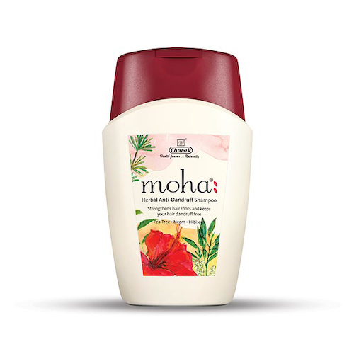 Моха: натуральный шампунь против перхоти (200 мл), Moha Herbal Anti-Dandruff Shampoo, произв. Charak #1