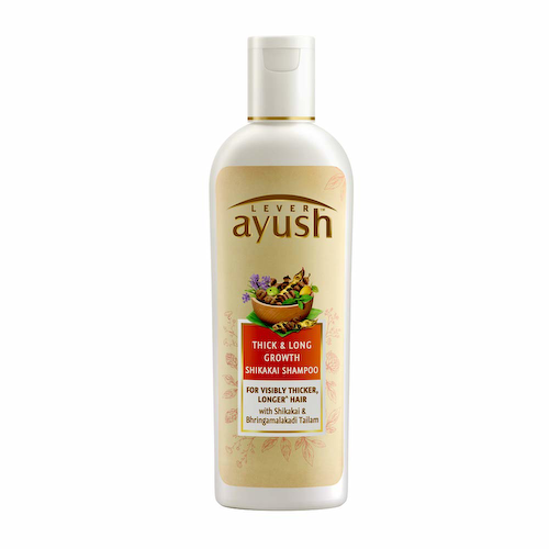 Шампунь для роста и укрепления волос с Шикакай (175 мл), Thick &amp; Long Growth Shikakai Shampoo, произв. Lever Ayush #1