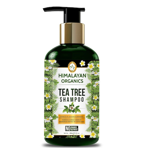 Шампунь для волос с Чайным деревом: против перхоти (300 мл), Tea Tree Shampoo, Himalayan Organics #1