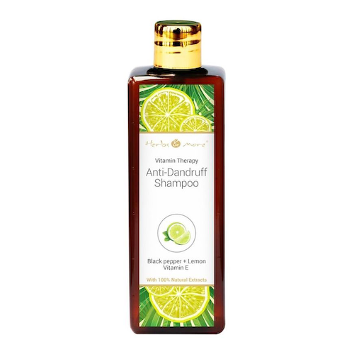 Шампунь против перхоти с Черным перцем, Лимоном и Витамином Е (100 мл), Anti Dandruff Shampoo Black pepper Lemon Vitamin E, произв. Herbs &amp; More #1