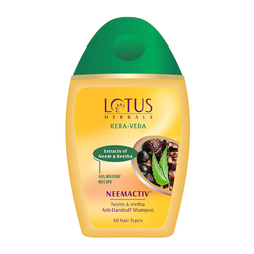 Шампунь против перхоти с Нимом и Ритхой (150 мл), Neemactiv Neem &amp; Reetha Anti-Dandruff Shampoo, произв. Lotus Herbals #1