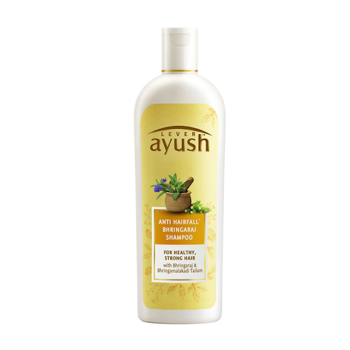 Шампунь против выпадения волос с Брингараджем (330 мл), Anti Hairfall Bhringaraj Shampoo, произв. Lever Ayush #1