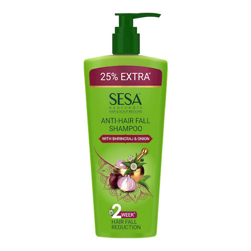 Шампунь против выпадения волос с Брингараджем и Луком (500 мл), Anti-Hair Fall Shampoo with Bhringraj &amp; Onion, произв. Sesa #1