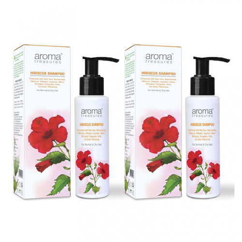 Шампунь с Гибискусом (2 х 100 мл), Hibiscus Shampoo, произв. Aroma Treasures #1