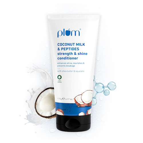 Кондиционер для волос с Кокосовым молоком и Пептидами (175 мл), Coconut Milk &amp; Peptides  Strength &amp; Shine Conditioner, произв. Plum #1