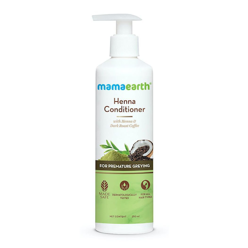 Кондиционер с Хной: против ранней седины (250 мл), Henna Conditioner for Premature Greying, произв. Mamaearth #1