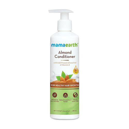 Кондиционер с Миндалем: для роста волос (250 мл), Almond Conditioner for Healthy Hair Growth, произв. Mamaearth #1