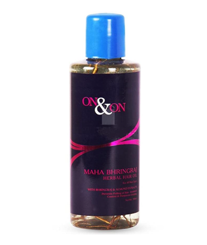 Маха Брингарадж: масло для волос (200 мл), Maha Bhringraj Herbal Hair Oil, произв. On &amp; On #1