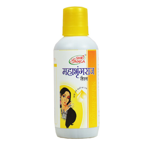 Махабрингарадж: масло против выпадения волос (200 мл), Mahabringaraj Oil, произв. Shri Ganga Pharmacy #1