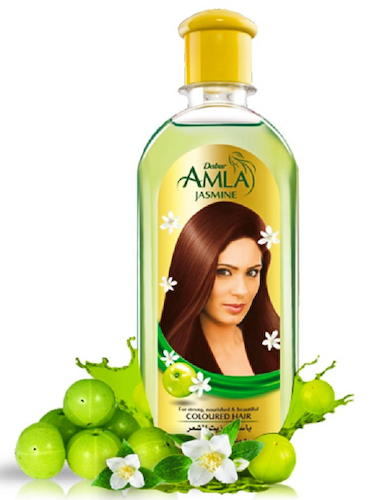 Масло для окрашенных волос с Амлой и Жасмином (200 мл), Amla Jasmine Coloured Hair Oil, произв. Dabur #1