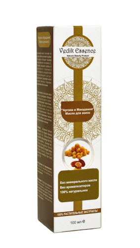 Масло для волос с Арганой и Макадами (100 мл), Argan &amp; Macadamia Hair Oil, произв. Vedik Essence #1