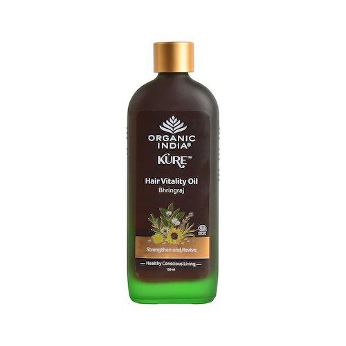 Масло для волос с Брингараджем (120 мл), Hair Vitality Oil Bhringraj, произв. Organic India #1