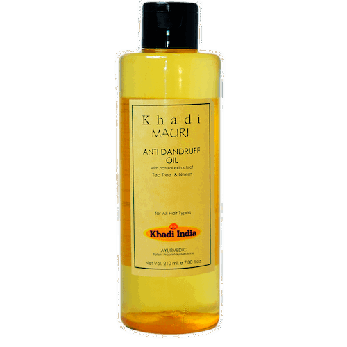 Масло против перхоти с Чайным деревом и Нимом (210 мл), Anti Dandruff Oil, произв. Khadi Mauri #1