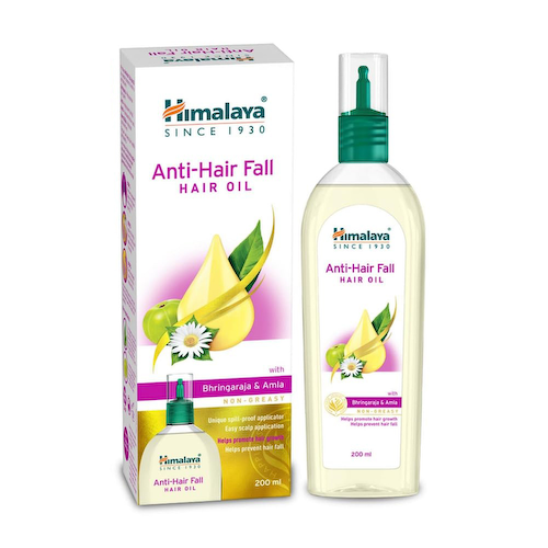 Масло против выпадения волос с Брингараджем и Амлой (200 мл), Anti-Hair Fall Hair Oil with Bhringaraja &amp; Amla, произв. Himalaya #1