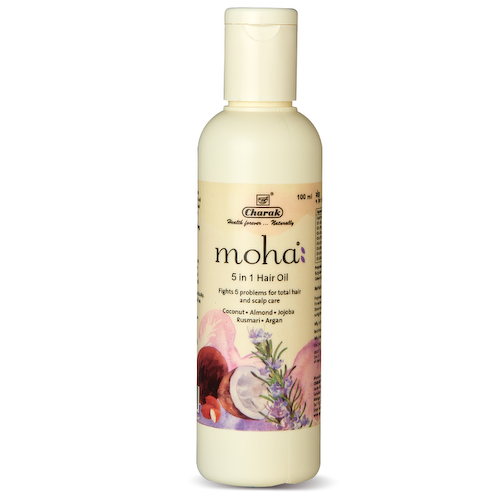 Моха: масло для волос 5 в 1 (100 мл), Moha 5 In 1 Herbal Oil, произв. Charak #1