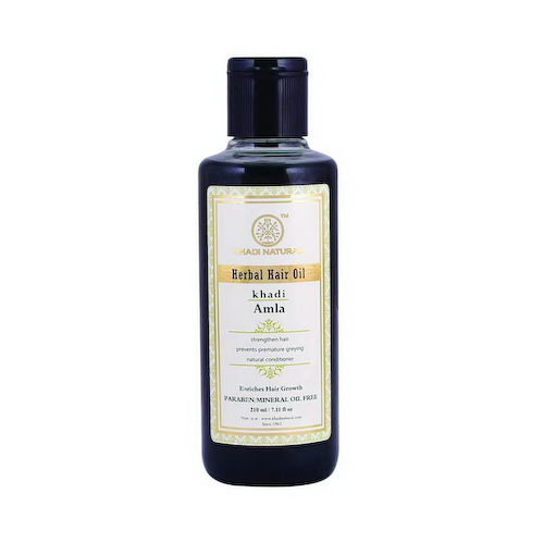 Натуральное масло Амлы: против выпадения волос (210 мл), Amla Herbal Hair Oil, произв. Khadi Natural #1