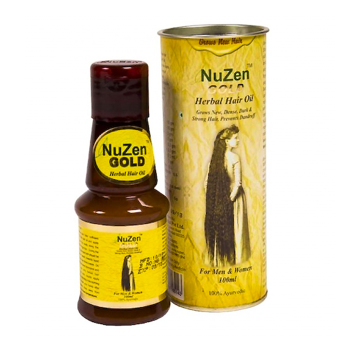 Натуральное масло для роста волос (100 мл), NuZen Gold Herbal Hair Oil, произв. NuZen #1