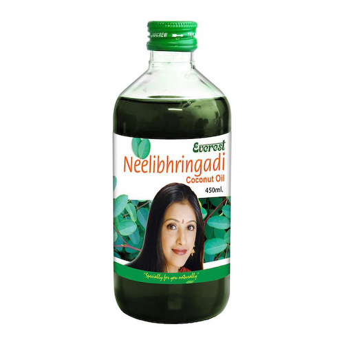 Нилибрингади: кокосовое масло для волос (450 мл), Neelibhringadi Coconut Oil, произв. Everest Ayurveda #1