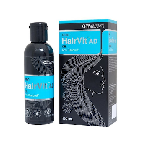 Про Хэйрвит: масло для волос против перхоти (100 мл), Pro Hairvit Anti Dandruff Hair Oil, произв. Millennium #1