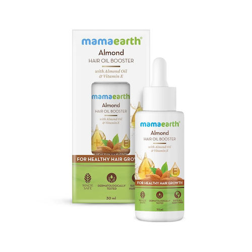 Средство для усиления роста волос с Миндалем (30 мл), Almond Hair Oil Booster, произв. Mamaearth #1