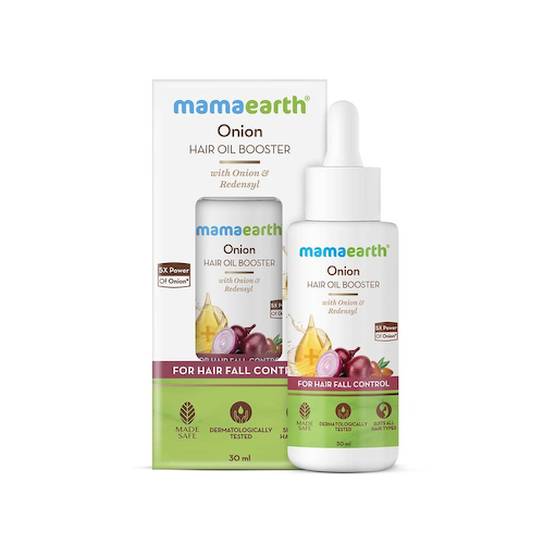 Средство для усиления роста волос с Луком (30 мл), Onion Hair Oil Booster, произв. Mamaearth #1