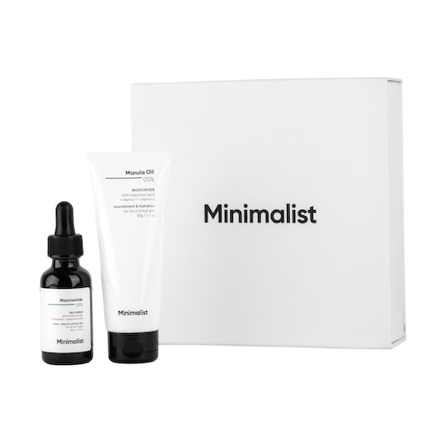 Подарочный набор для увлажнения и восстановления кожи (30 мл + 50 г), Hydrating &amp; Repairing Skincare Gift Set, произв. Minimalist #1