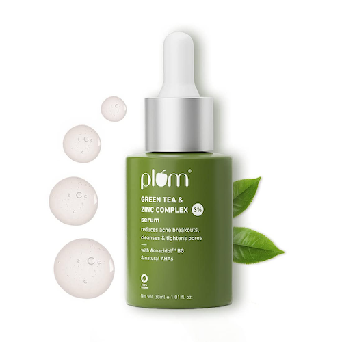 Сыворотка для лица с Зеленым чаем и Цинком (30 мл), Green Tea &amp; Zinc Complex 3% Serum, произв. Plum #1