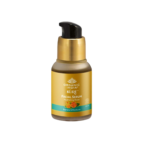 Увлажняющая сыворотка для лица с Розой (25 мл), Facial Serum Hydrating Rose, произв. Organic India #1